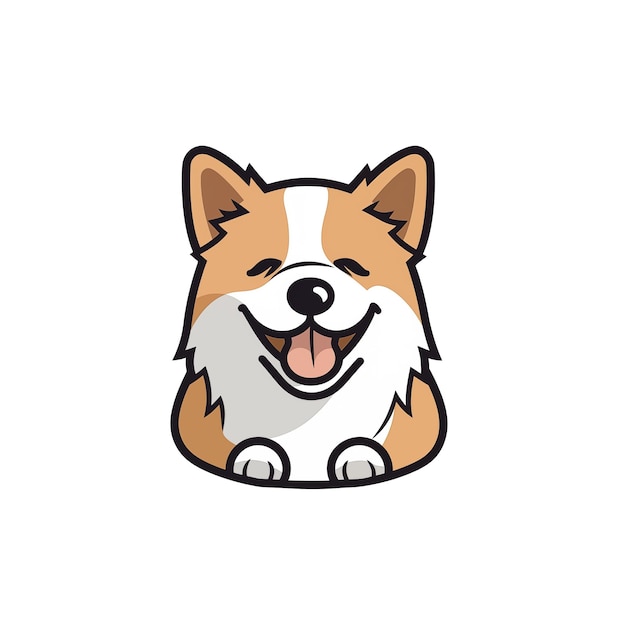 illustratie van akita hond