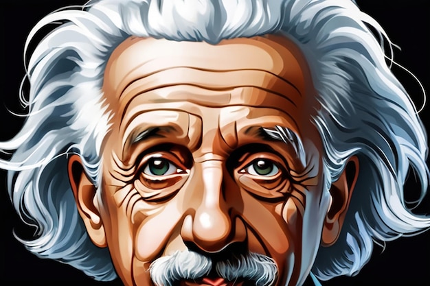 Foto illustratie van albert einstein