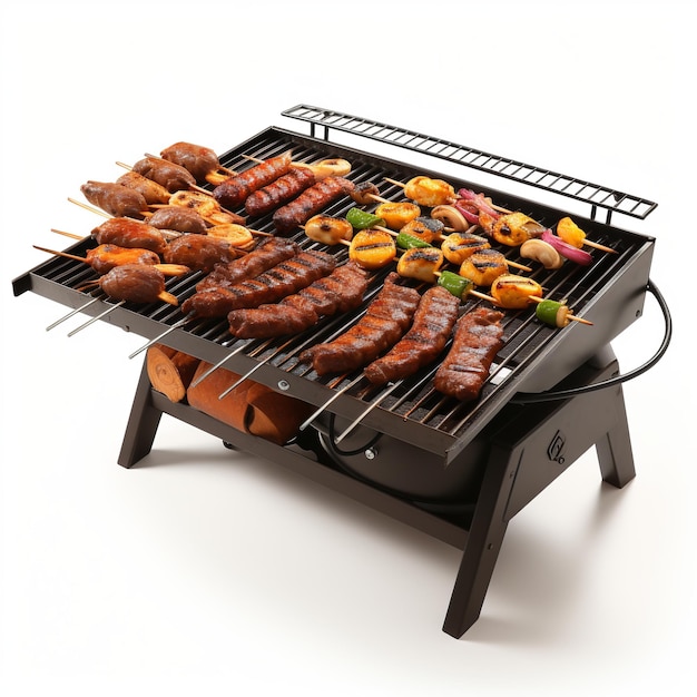 illustratie van BBQ Grill3D-weergave van een barbecue