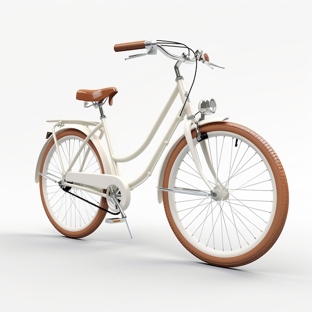 illustratie van Bicycle3D weergave van een stijlvolle fiets een bevolking