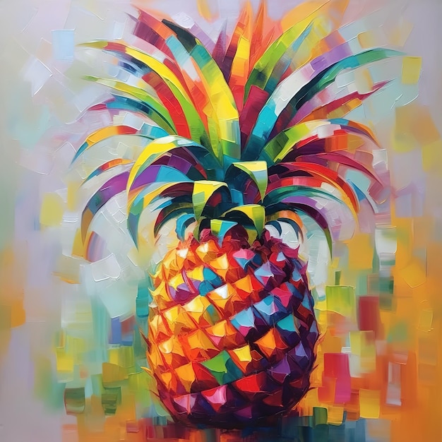 illustratie van de ananas