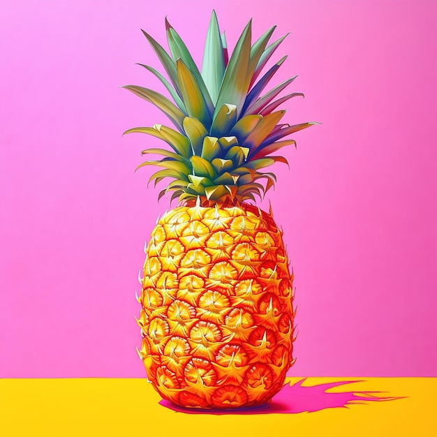 illustratie van de ananas