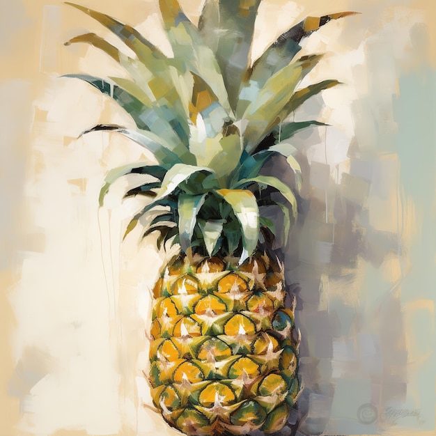 illustratie van de ananas