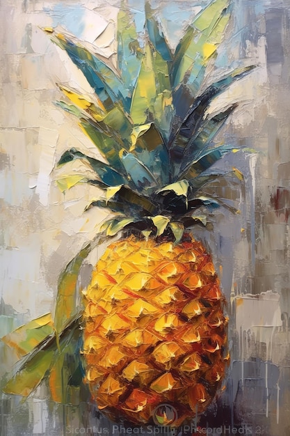 illustratie van de ananas