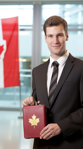 Illustratie van de Canadese vlag