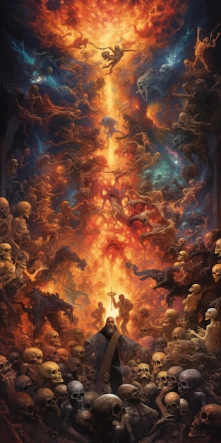 illustratie van de hel