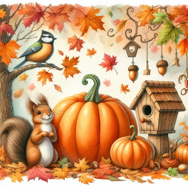 Illustratie van de herfst