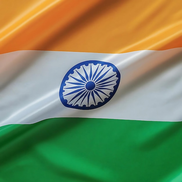 Illustratie van de Indiase vlag