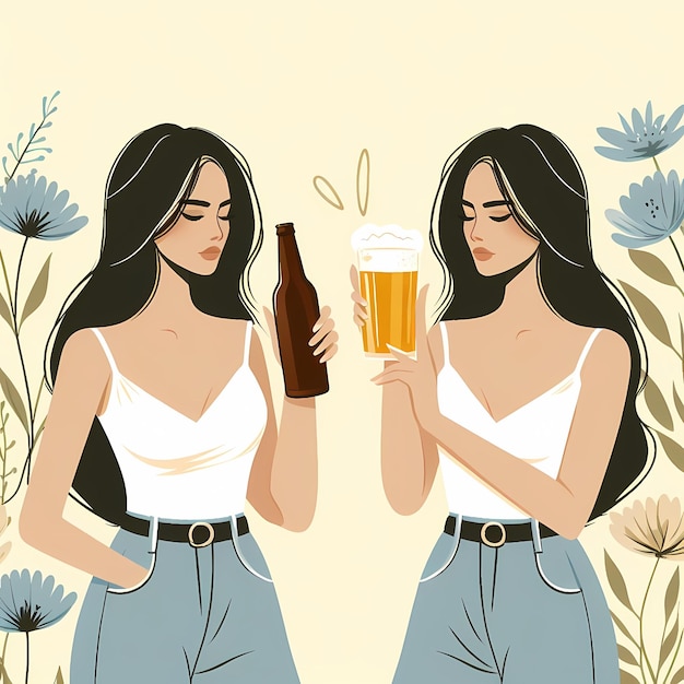 Foto illustratie van de internationale bierdag