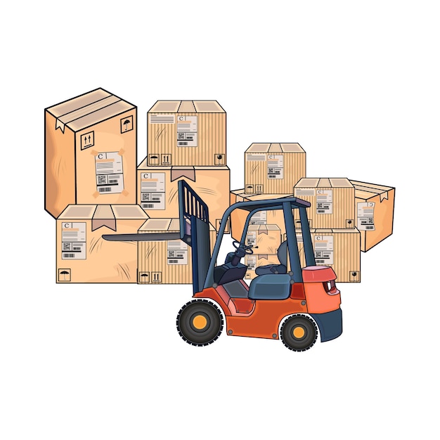 Illustratie van de lading