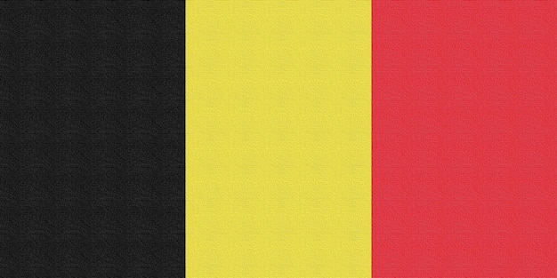 Illustratie van de nationale vlag van België