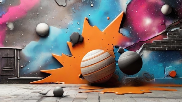 Foto illustratie van de planeten