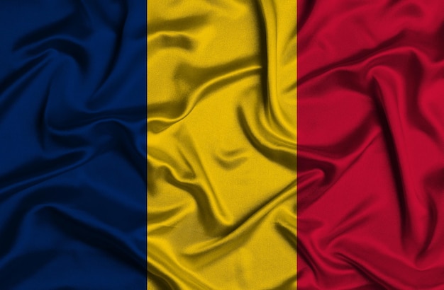 Illustratie van de vlag van Tsjaad