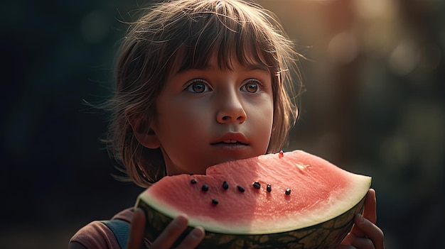 Illustratie van de Wereldmelondag