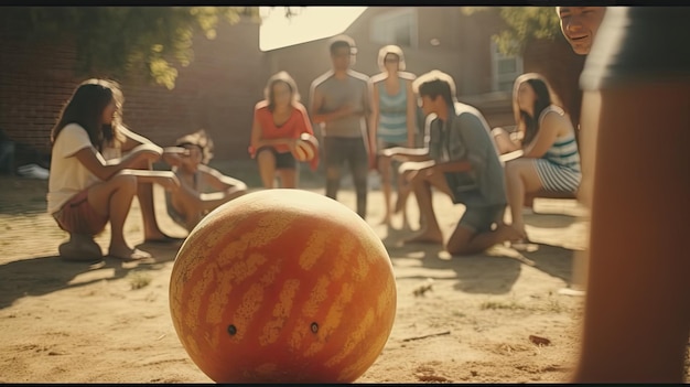 Illustratie van de Wereldmelondag