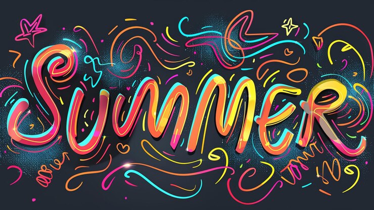 Foto illustratie van de zomer