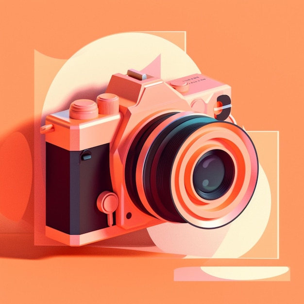 illustratie van een digitale camera