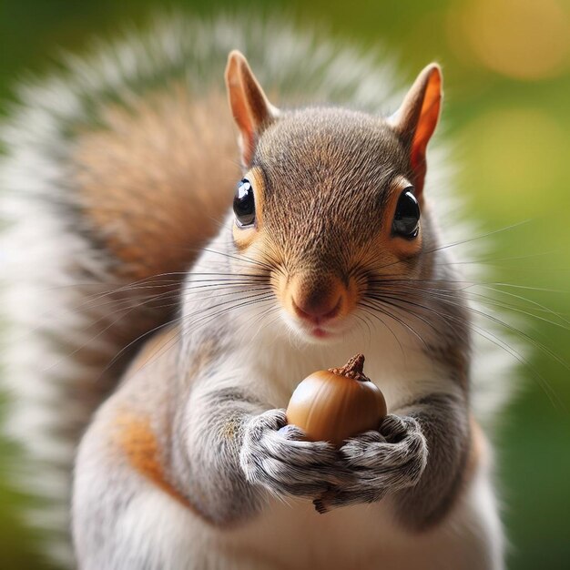 Foto illustratie van een eekhoorn