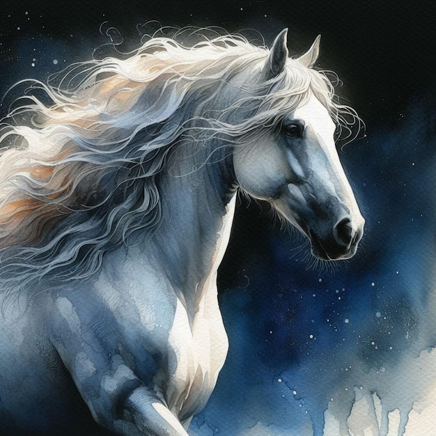 illustratie van een paard