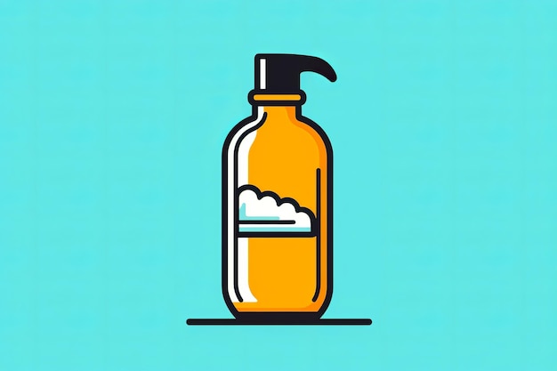 illustratie van flaticon van shampoofles