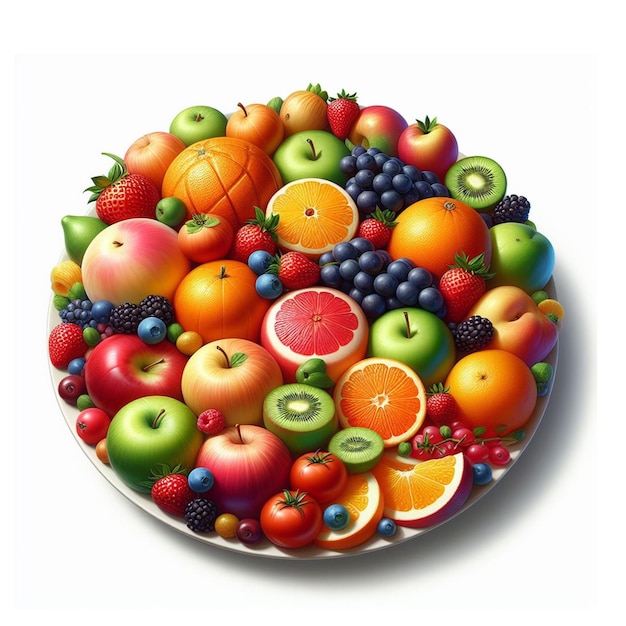 Illustratie van fruitsalade