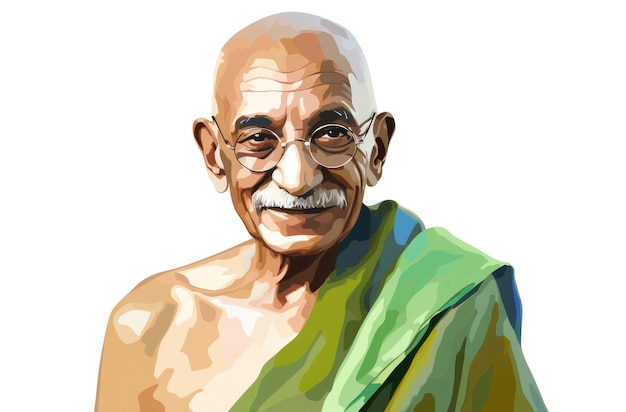 Illustratie van gelukkige Jayanti Mahatma Gandhi