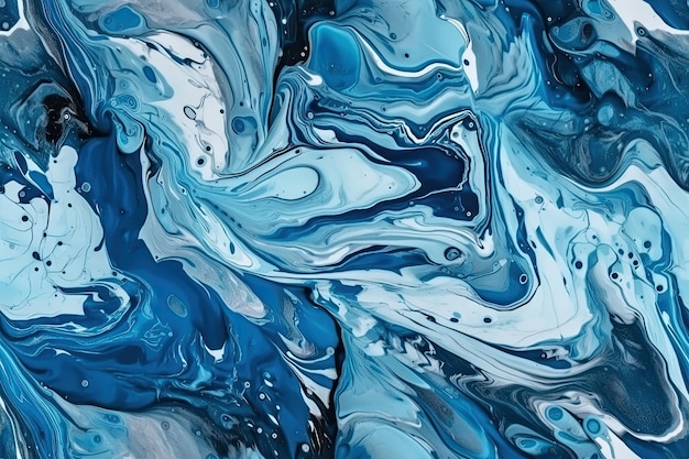Illustratie van generatieve AI Naadloos marmeren oppervlak van blauwe kleur met strepen Mooie arduinen textuur