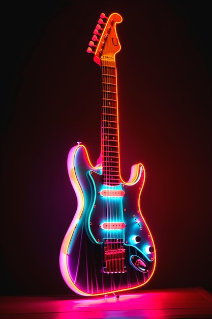 illustratie van gitaar