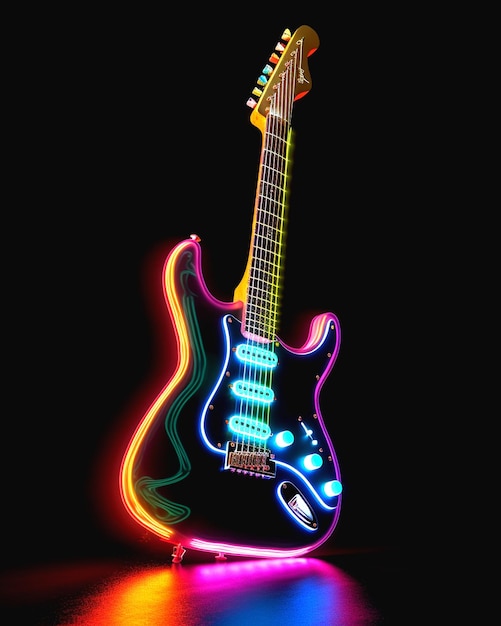 illustratie van gitaar