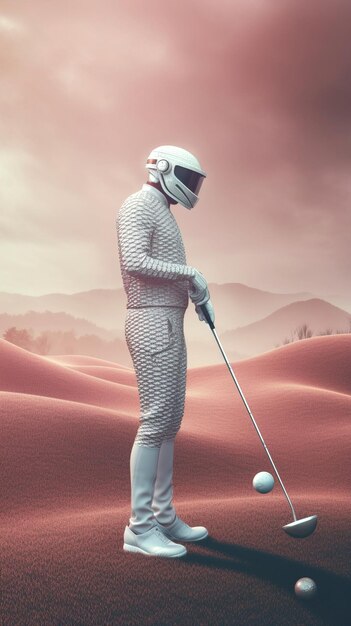 Foto illustratie van golf