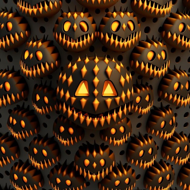 Illustratie van Halloween-patroon