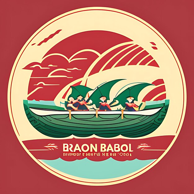 Illustratie van het Dragon Boat Festival