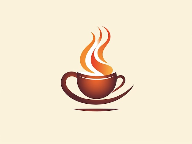Illustratie van het koffie-logo