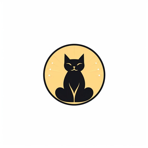 Foto illustratie van het logo van de kat