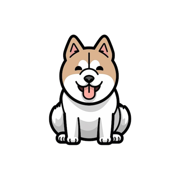illustratie van hond