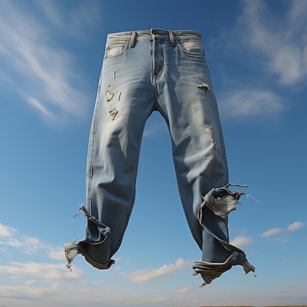 illustratie van jeans broek