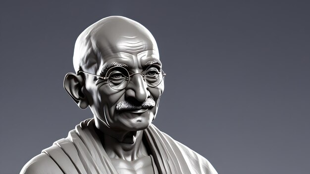 Illustratie van mahatma gandhi