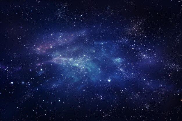 Illustratie van melkwegstelsel met sterren en ruimte