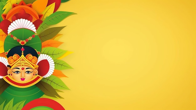 Illustratie van Onam-festival Generatieve Ai