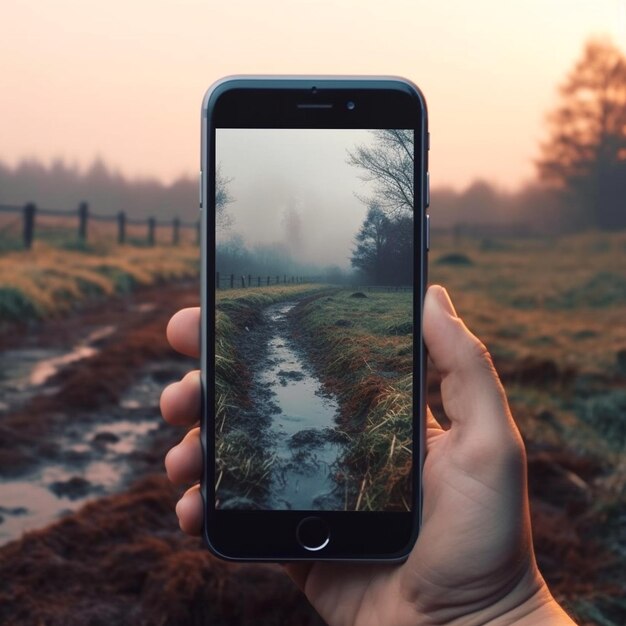 Foto illustratie van smartphone