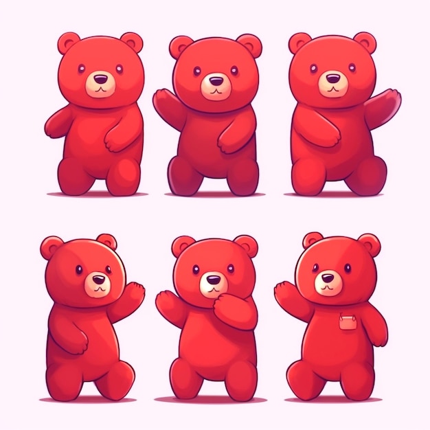 illustratie van teddybeer