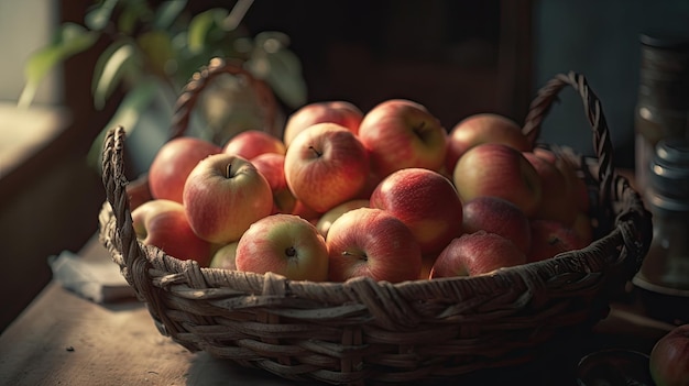 Illustratie van verschillende 3D-appels met verschillende 3D-realistische ontwerpen
