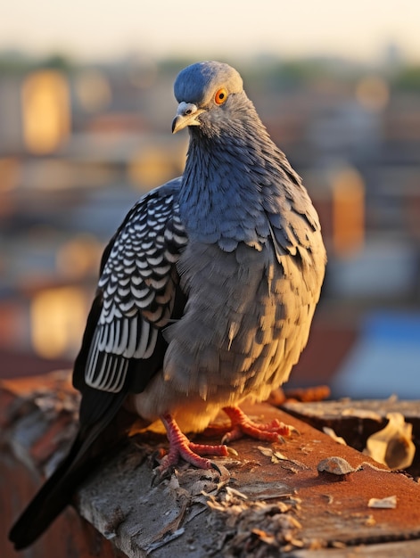 Illustratie van vogel wilde vogel