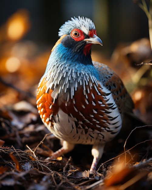 Illustratie van vogel wilde vogel