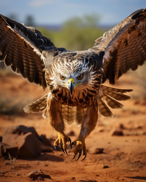 Illustratie van vogel wilde vogel