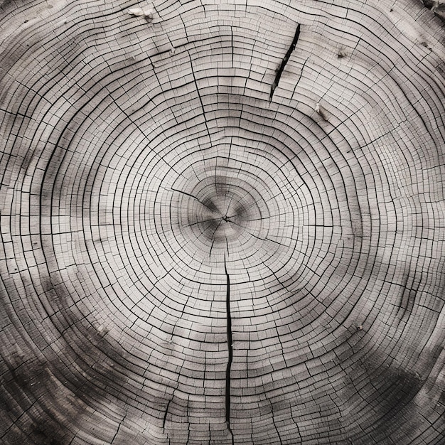 illustratie van warm grijs gesneden houtstructuur gedetailleerd zwart en wit