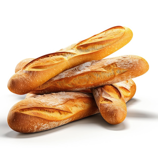 illustratie witte foto baguettes