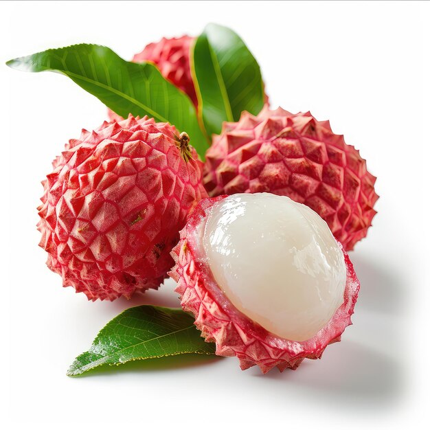 illustratie witte illustratie lychee