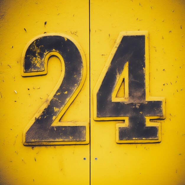 Photo illustration of 3d 2024 numbers written on vibrant background tech