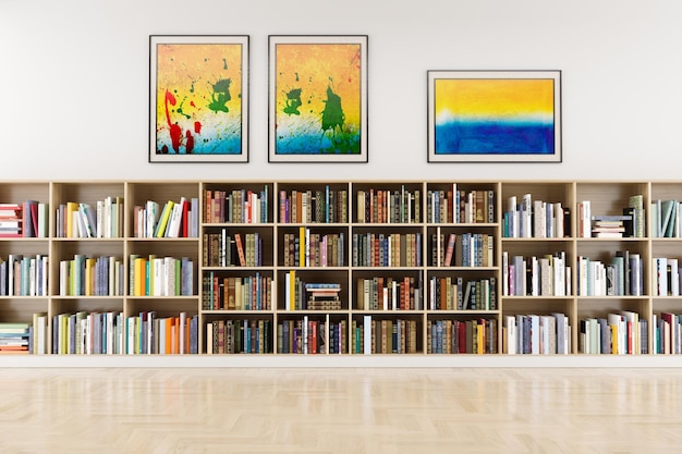 illustration 3d rendering large luxury modern bright interiors living room mockup computer digitally generated image